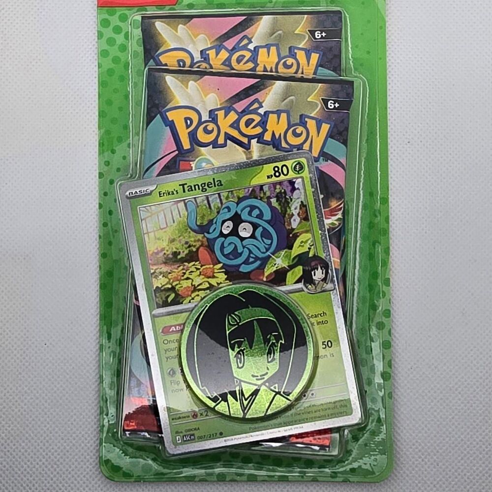 Erika's Tangela 2-pack Blister Ascended Heroes Pokemon
